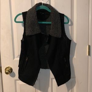 Sherpa Lined Moto Vest